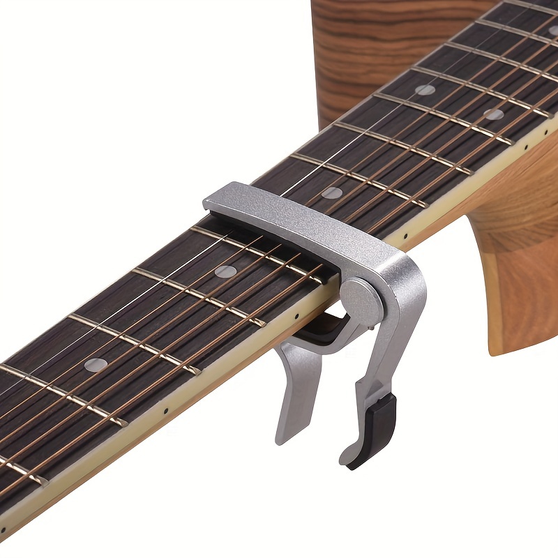 Capo de Guitarra en Negro y Plata - Imagen 6