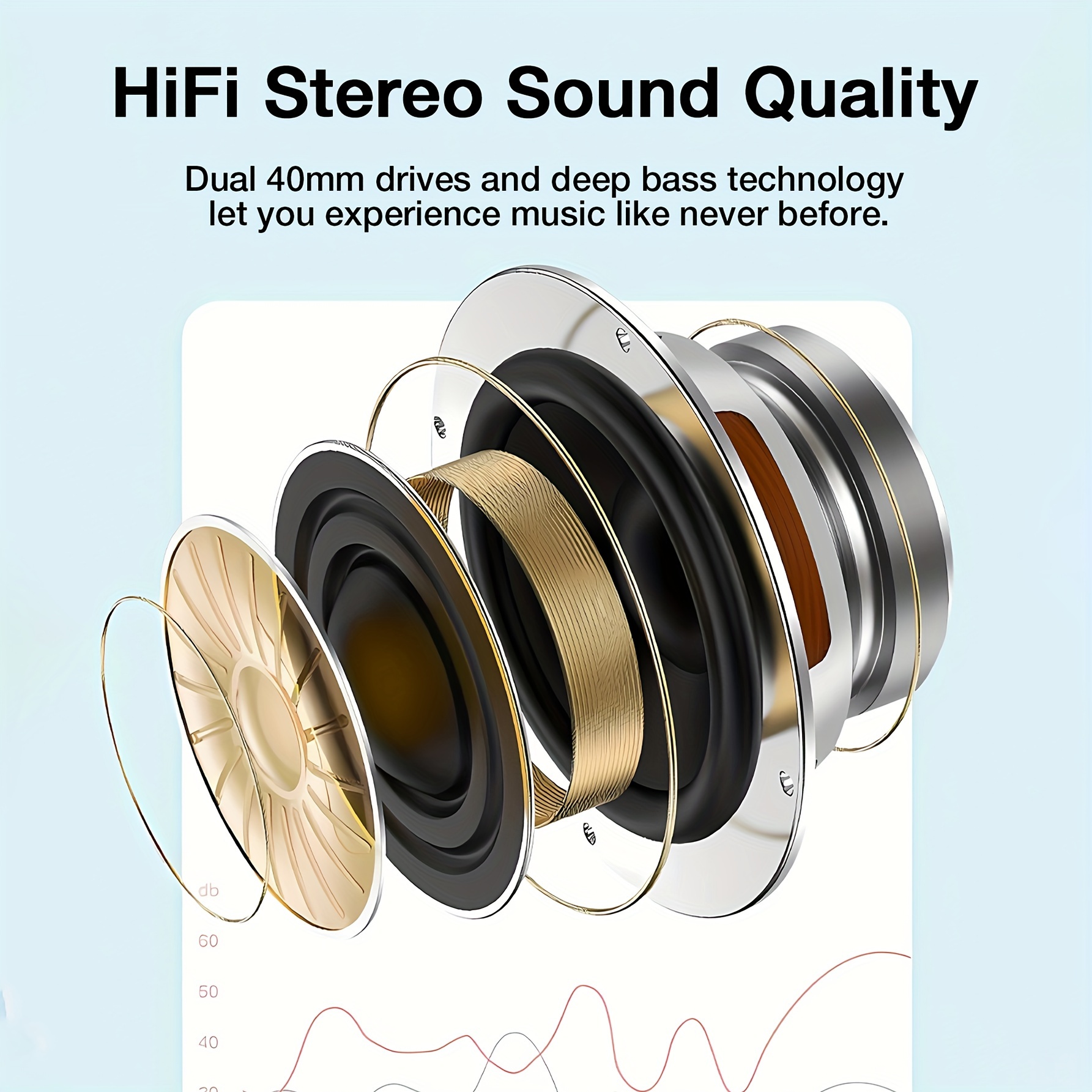 Auriculares Inalámbricos GENAI con Diseño Plegable Cómodo. - Imagen 16