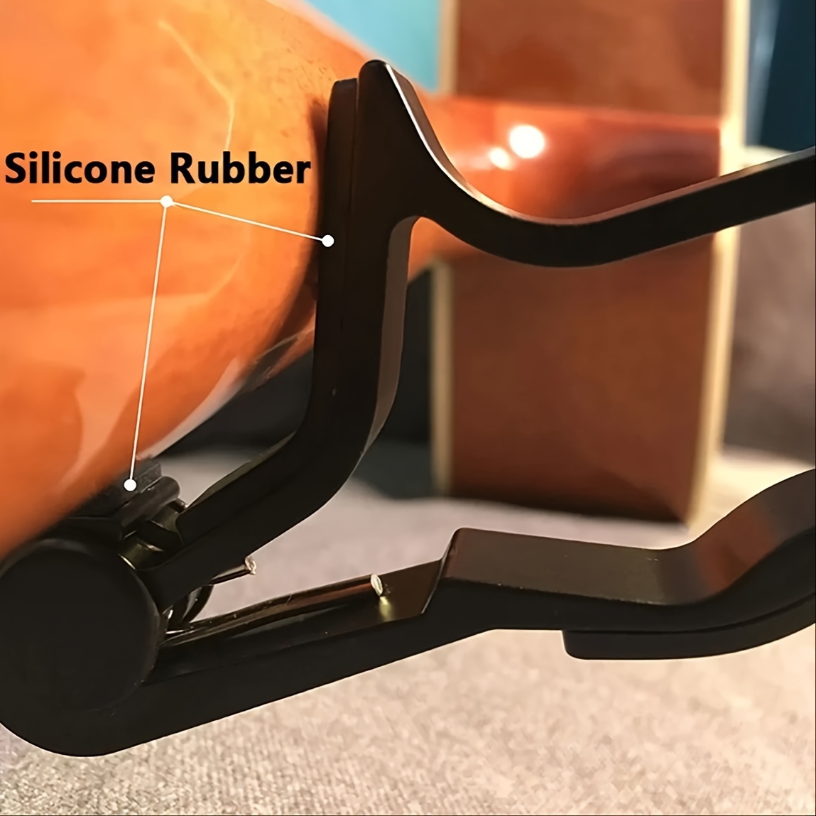 Capo de Guitarra en Negro y Plata - Imagen 11