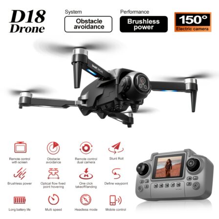 Dron RC Plegable para Fotografía Aérea con Motor sin Escobillas