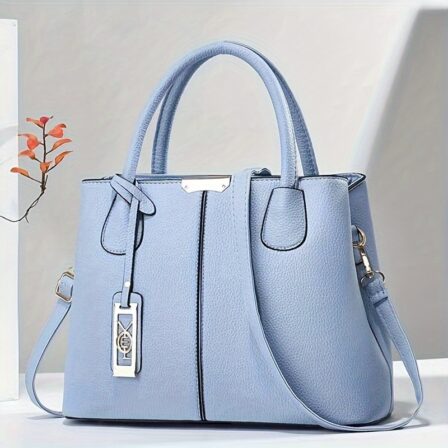 Gran Capacidad Bolso Tote Gris