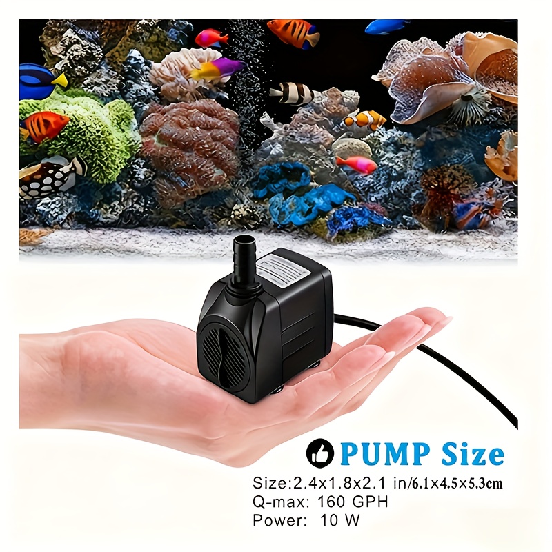 1pc Bomba Sumergible de 10W con Cabeza de Fuente - Bajo Voltaje (110-120V) - Imagen 4