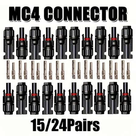 15/24 Pares, Conector Solar MC4 Macho Hembra para Panel Solar