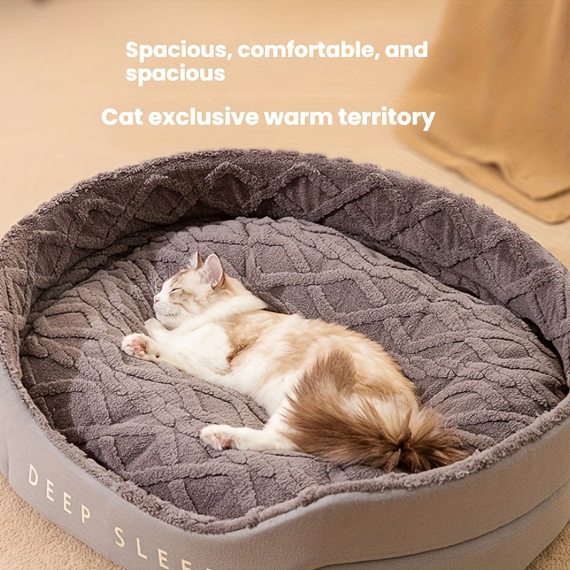 Regalo de Navidad Cama Cálida Gruesa de Invierno para Mascotas - Imagen 2