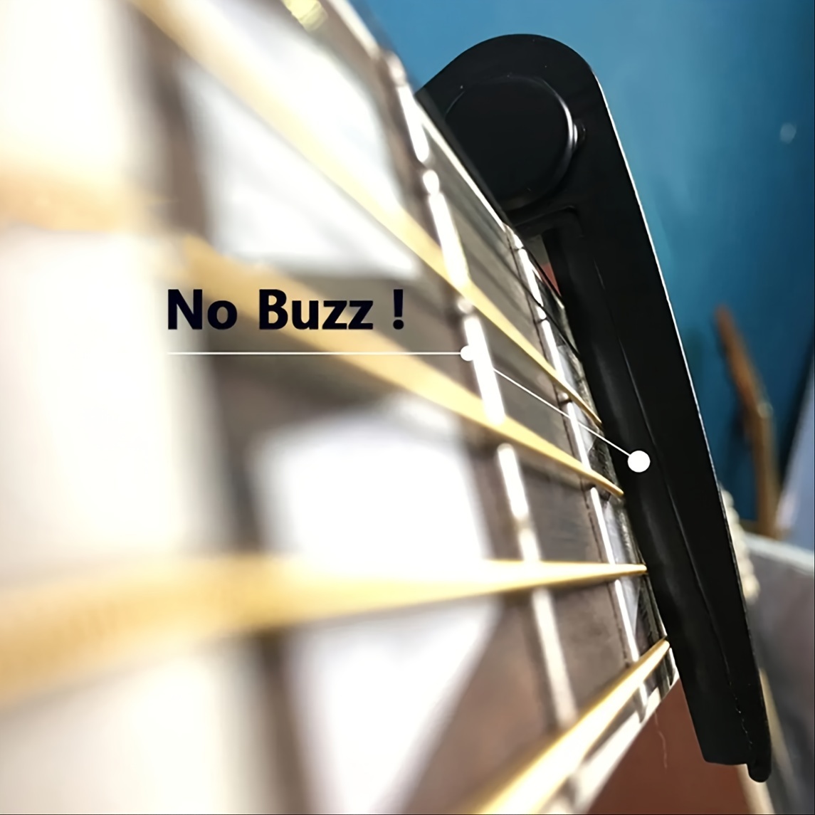 Capo de Guitarra en Negro y Plata - Imagen 3