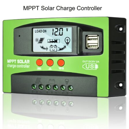 Controlador de Carga Solar Sone MPPT 12V/24V Seguimiento Automático