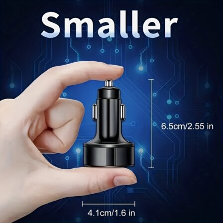 Cargador de Coche Rápido 6 en 1 con USB-C, Dual PD & QC3.0,