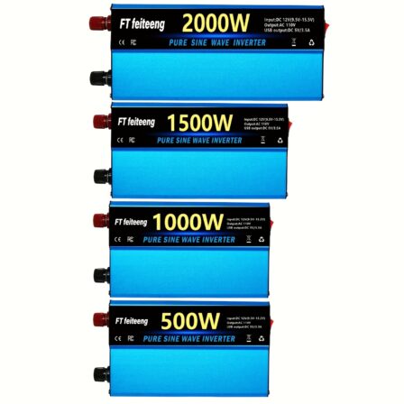 Inversor de potencia de onda sinusoidal pura, DC12V a AC 110V/120V