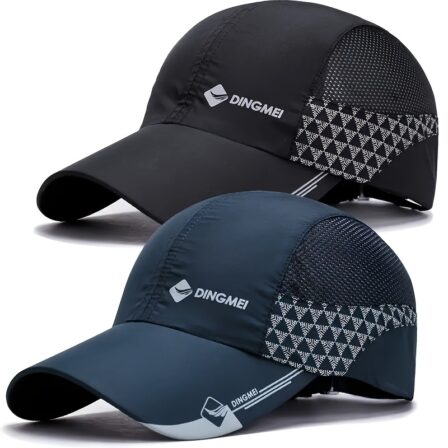 Juego de 2 gorras de béisbol ajustables para hombre y mujer