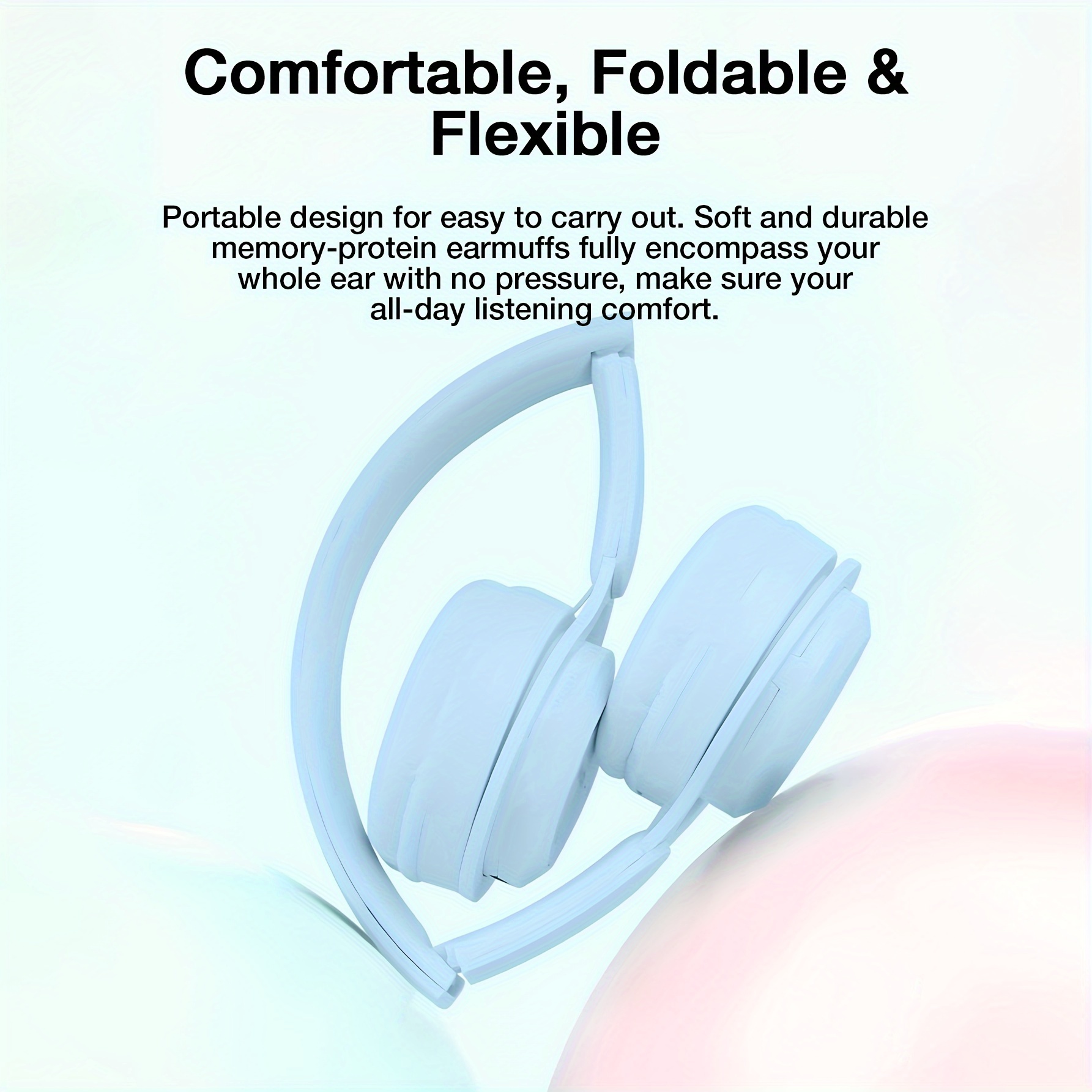 Auriculares Inalámbricos GENAI con Diseño Plegable Cómodo. - Imagen 15