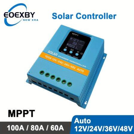 Controlador de Carga Solar EOEXBY MPPT 100A/80A/60A
