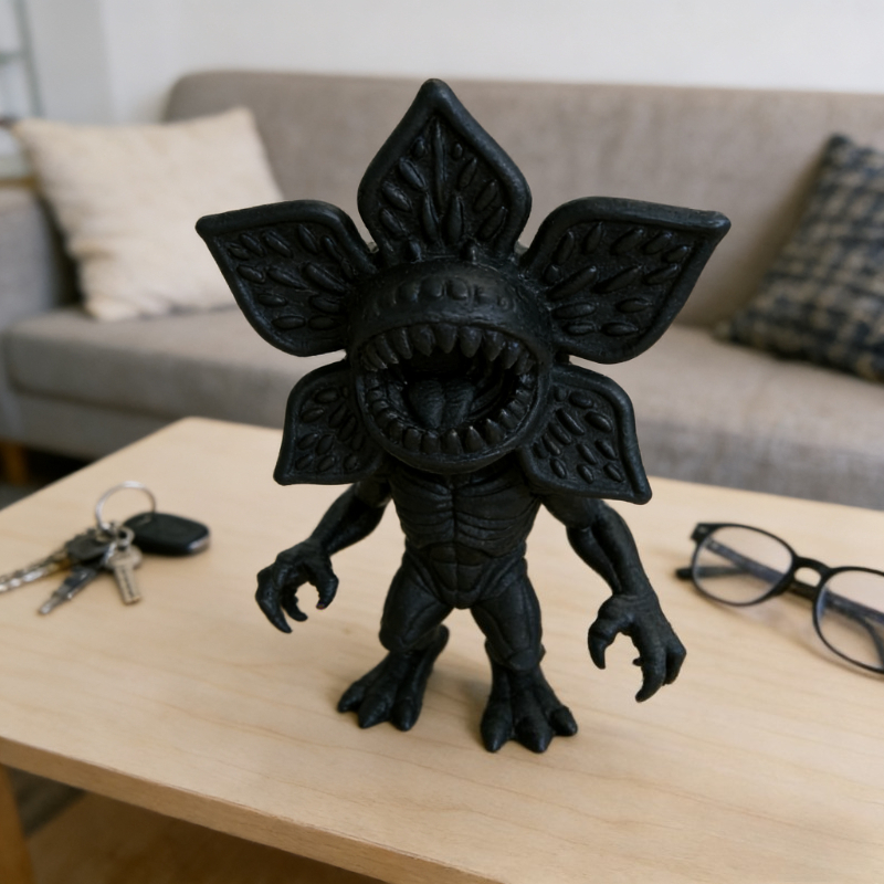 1pc Escultura Coleccionable de Monstruo con Cabeza de Pétalos Fantásticos - Imagen 10