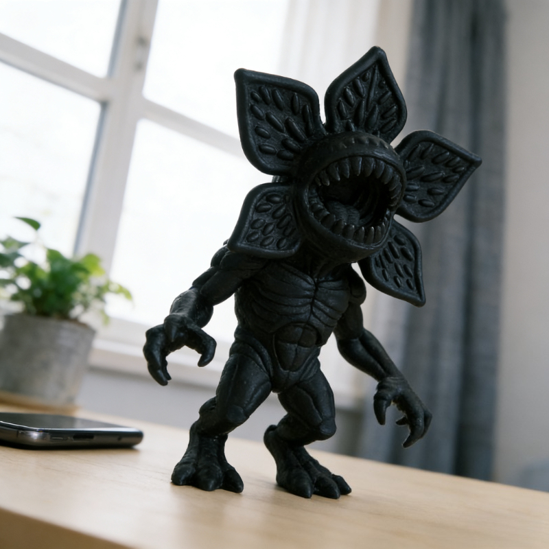 1pc Escultura Coleccionable de Monstruo con Cabeza de Pétalos Fantásticos - Imagen 2