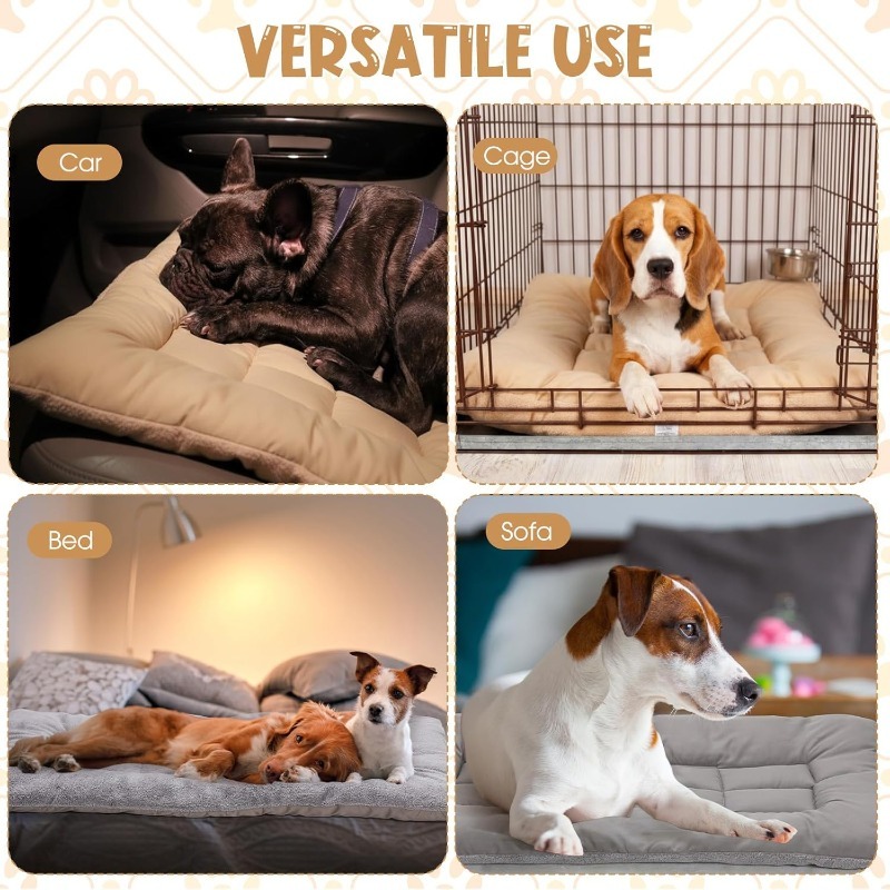 Cama para Perros Mejorada, Gruesa y de Calentamiento Rápido - Imagen 11